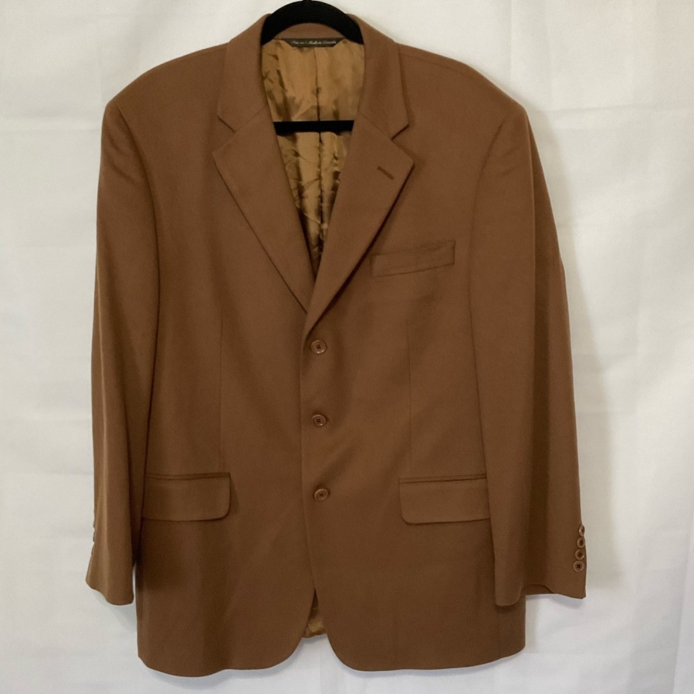 Jack Victor 100% Cashmere Ing.Loro Piana & C camel color blazer size 42